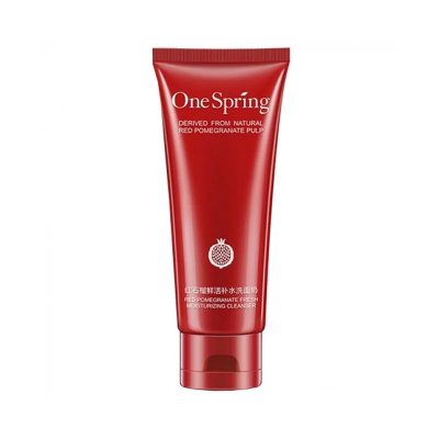 OneSpring Red Pomegranate Facial Cleanser