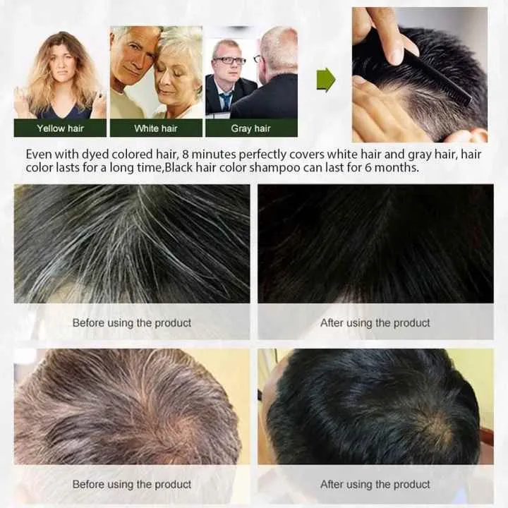Disaar Hair Color Shampoo - Black Or Brown