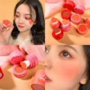 Air Cushion Heart Stamp Blush Face Soft Moisturizing