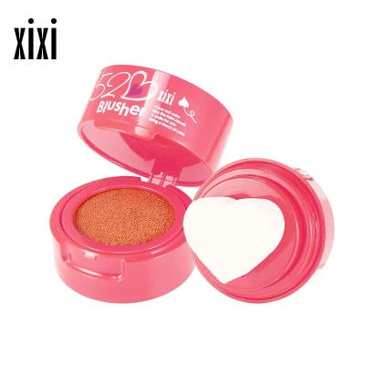 Air Cushion Heart Stamp Blush Face Soft Moisturizing