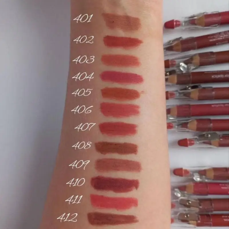 Flormar Lip Pencil - 12 PCS Set