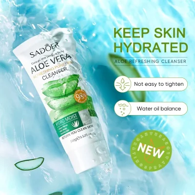sadoer aloe vera Facial Cleanser