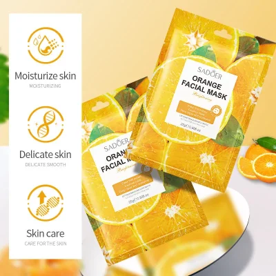Sadoer Orange Face Sheet Mask