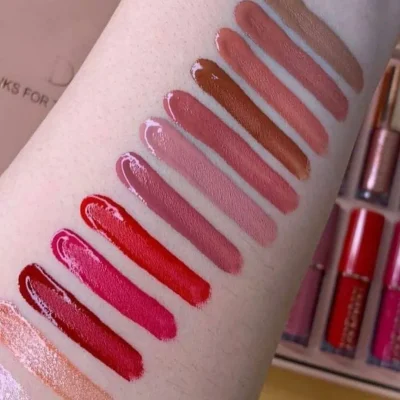12Pcs Matte Liquid Lip Gloss Set