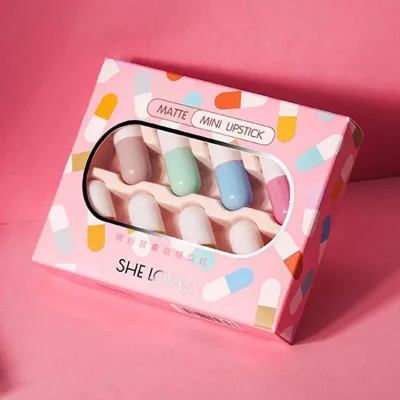 Mini Lipstick 8 Colour Matte Lipstick Waterproof Long Lasting