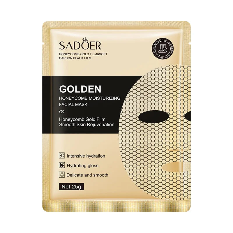 SADOER 24K Gold Hydrating Gloss Facial Masks
