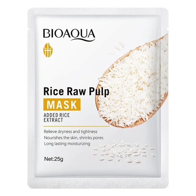 Bioaqua Rice Raw Pulp Sheet Mask