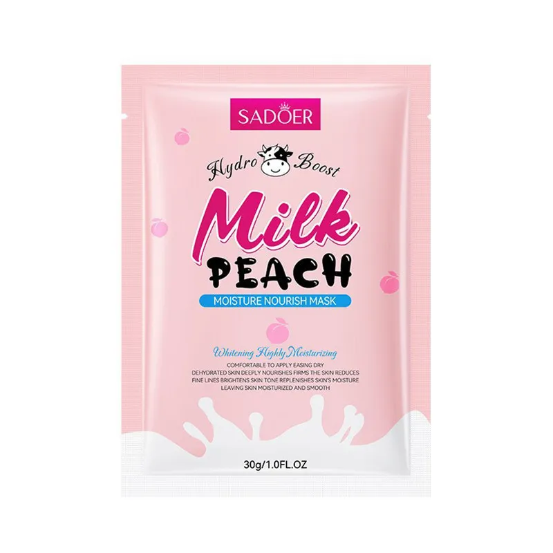 Sadoer Peach Milk Hydrating and Moisture Sheet Mask