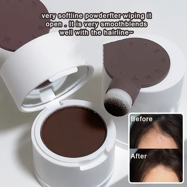 Hairline Powder Eyebrow Stamp - 2in1