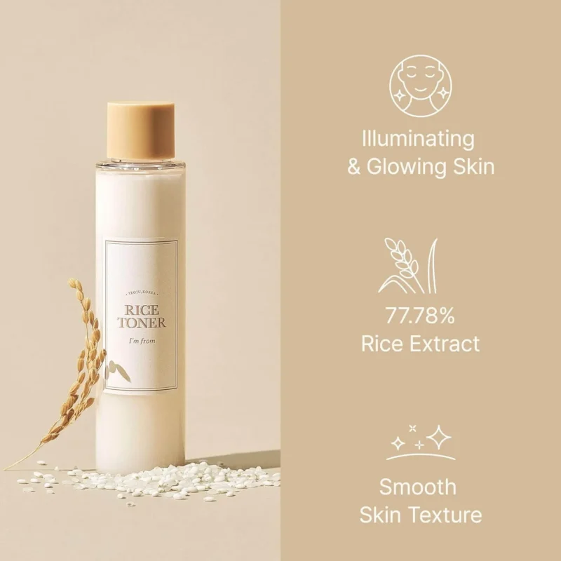 I Am From Rice Toner For Korean Glass Skin - 150ml