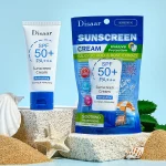 Disaar Sunscreen Cream Uva/Uvb Protection Salicylic Acid & Rose Extract – Spf 50