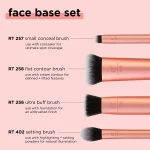 Real Techniques Face Base Makeup Brush Kit For Woman