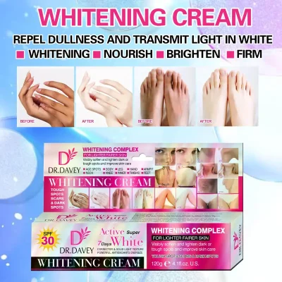 Dr Davey Active Super White Whitening Cream 120g