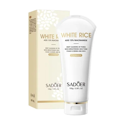 Sadoer Nicotinamide & Brightening White Rice Cleanser