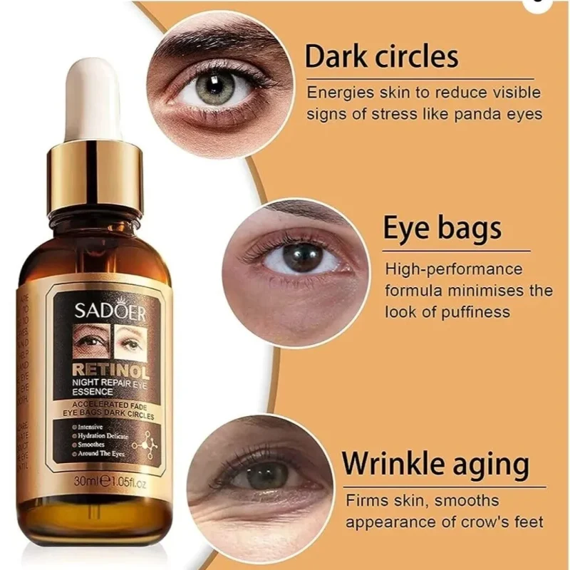 Sadoer Retinol Night Repair Eye Essence For Dark Circle