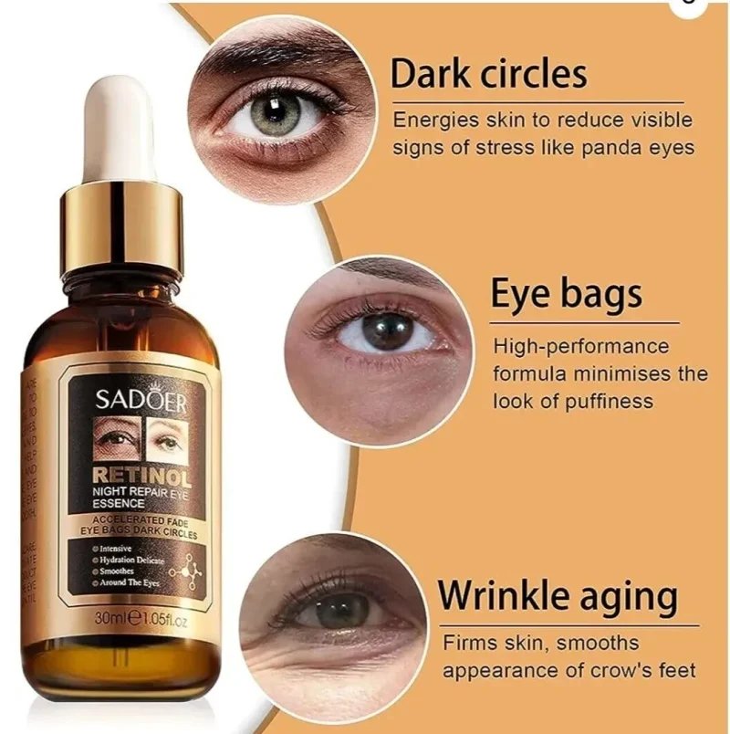 Sadoer Retinol Night Repair Eye Essence For Dark Circle