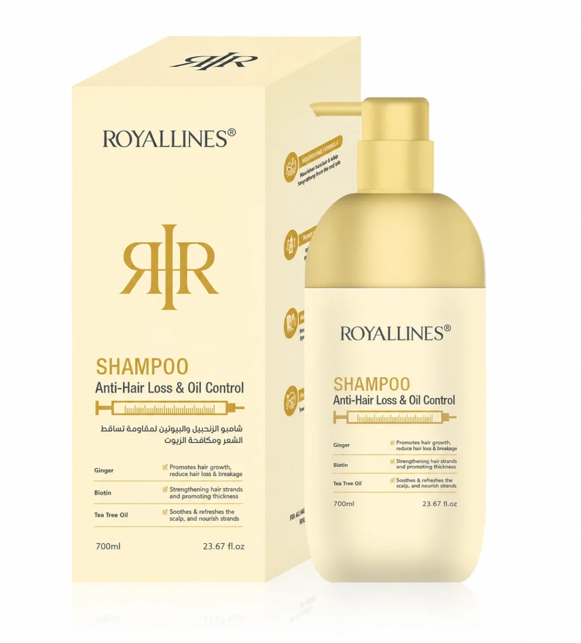ROYALLINES Anti Hair Loss Shampoo 700ml