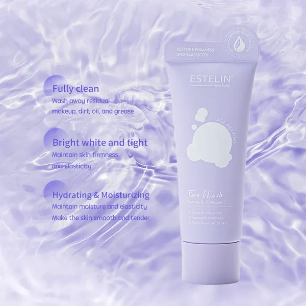 ESTELIN Peptides & Collagen Age-Defying Face Wash 80g - Image 2