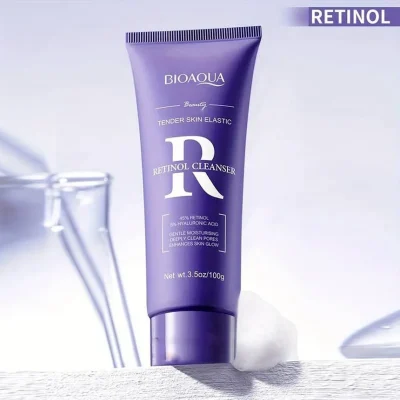 BIOAQUA Retinol Facial Cleanser - Anti Wrinkle 100g