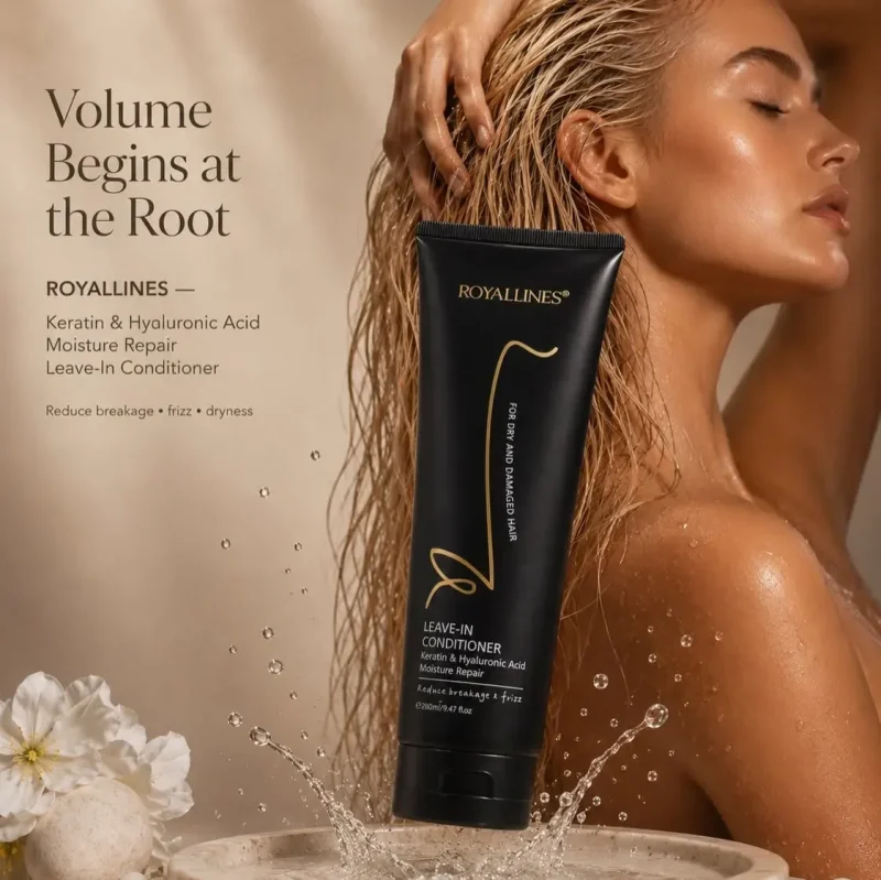 ROYALLINES Keratin & Hyaluronic Acid Moisture Repair Leave-In Conditioner ROYALLINES Keratin & Hyaluronic Acid Moisture Repair Leave-In Conditioner