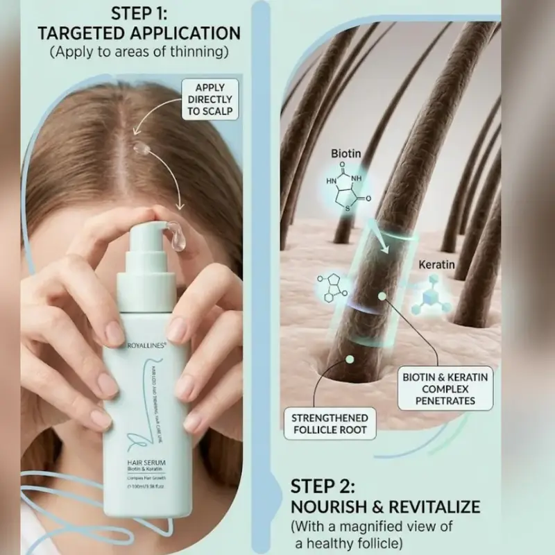 RoyalLines Biotin & Keratin Hair Serum